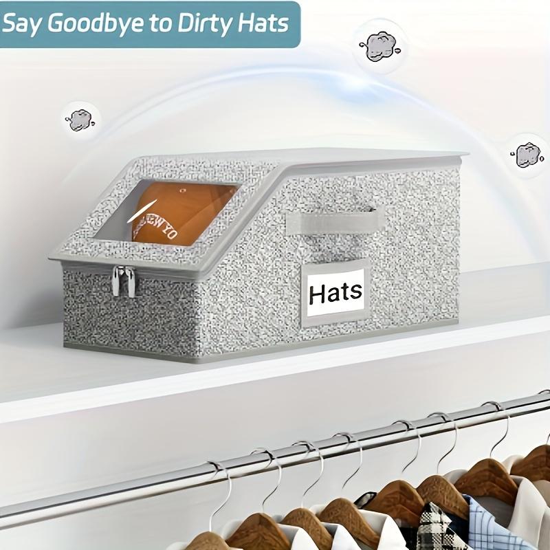 🎉HOLIDAY HAUL SALE🧢Stackable Hat Storage Boxes for Baseball Caps｜The Go-To Gift for the Trendsetter Guy & Girl🎁
