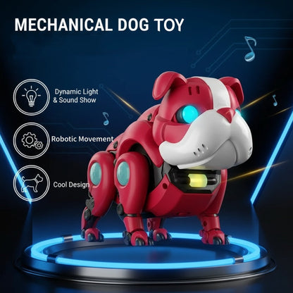 🐕‍🦺Robo-Pup: Interactive Mechanical Dog Toy - My First Electronic Pet with Lights & Music