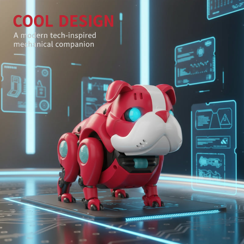 🐕‍🦺Robo-Pup: Interactive Mechanical Dog Toy - My First Electronic Pet with Lights & Music