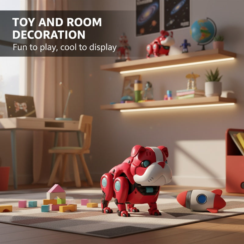 🐕‍🦺Robo-Pup: Interactive Mechanical Dog Toy - My First Electronic Pet with Lights & Music