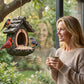 🔥60% OFF! 🐦 2026 NEW ARRIVALS – Outdoor Bird Feeder with Realistic Tree Stump Design | Garden Decor & Wildlife Sanctuary in One! 🌿✨