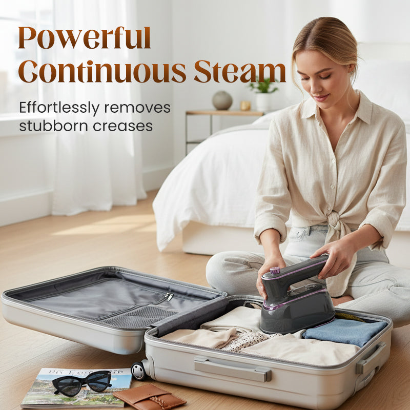 [📦Free Shipping]Foldable Handheld Steamer with 180° Rotating Handle