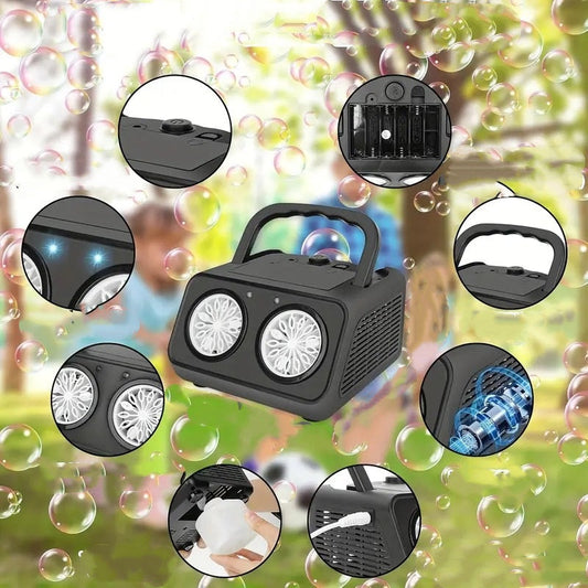 Limited-time Offer: 50% OFF!— Handheld Multi-hole Bubble Machine