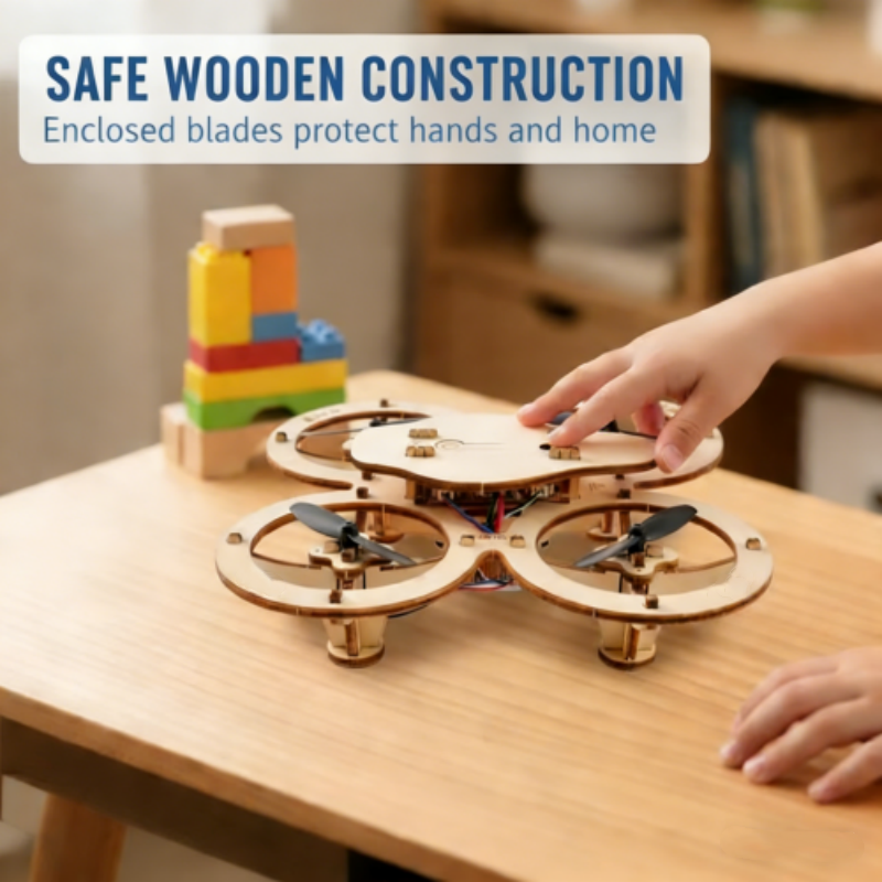 Kids DIY Wooden Drone Building Kit