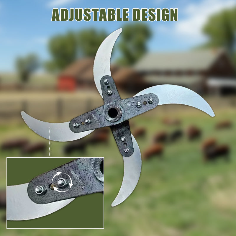 ⚙️40% OFF NOW! ✂️ Heavy-Duty Grass Shredding Blade – Cuts Faster, Durable & Easy to Replace 🌱