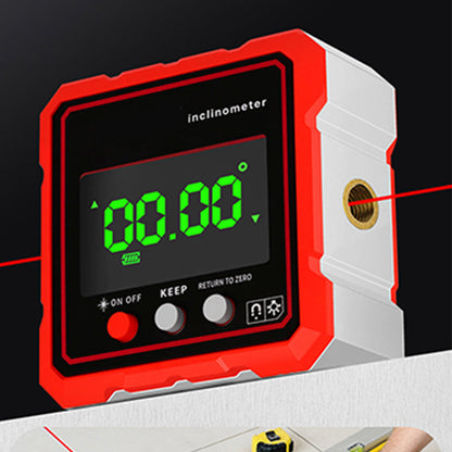 High-Precision Magnetic Inclinometer with LED Display