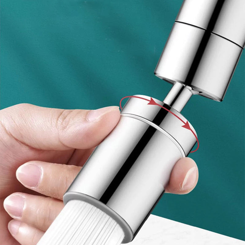 360° Swivel Dual Function Kitchen Faucet Aerator+ Free 8-Piece Adapter Set