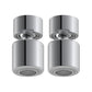 360° Swivel Dual Function Kitchen Faucet Aerator+ Free 8-Piece Adapter Set