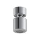 360° Swivel Dual Function Kitchen Faucet Aerator+ Free 8-Piece Adapter Set