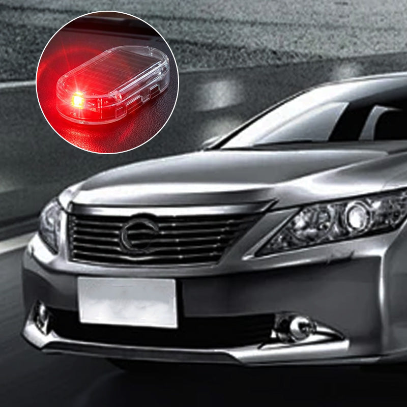 🥳2026 HOT SALE🥳🚗 Solar Car Anti-Theft Light – solar + USB charged, auto-flashes at night. Realistic LED mimics active alarm – deters thieves without wiring. Heat-resistant, stick & go! 🛡️💡