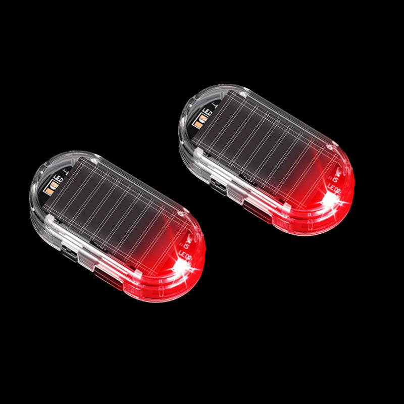 🥳2026 HOT SALE🥳🚗 Solar Car Anti-Theft Light – solar + USB charged, auto-flashes at night. Realistic LED mimics active alarm – deters thieves without wiring. Heat-resistant, stick & go! 🛡️💡
