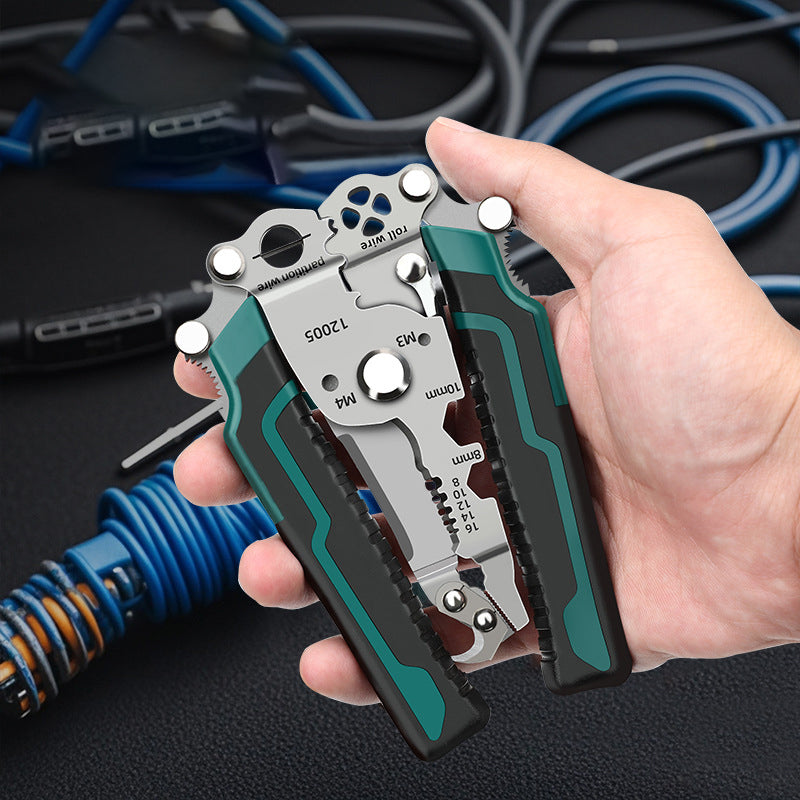 Pro-Grade 3-in-1 Wire Tool | High Carbon Steel Multi-Tool for Electricians & DIY