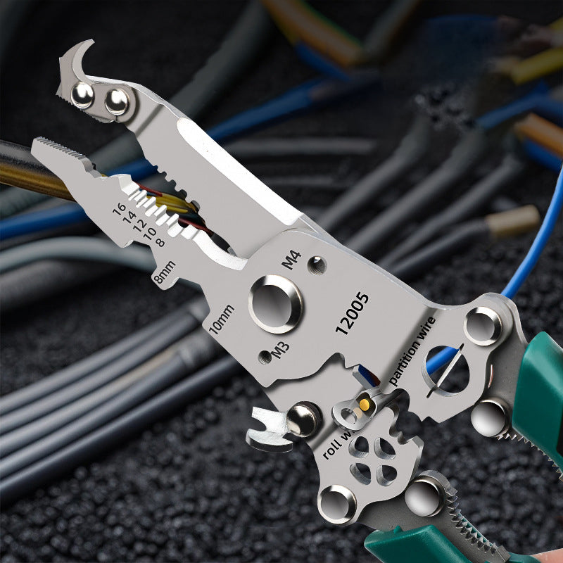 Pro-Grade 3-in-1 Wire Tool | High Carbon Steel Multi-Tool for Electricians & DIY