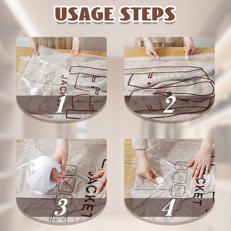 📢📢49%  OFF !! ⏰Hanging Vacuum Storage Bags
