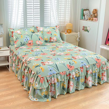 Silky Sleep Blanket Set - 3 Piece Luxuriously Soft & Anti-Static Bedding | Ice Silk for Year-Round Comfort