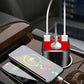 Ideal Gift - Car Mounted Cup Type Inverter Converter QC Charger