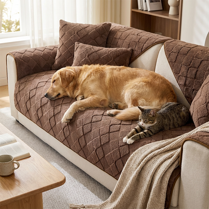 Non-Slip Thermal Sofa Cushion for Winter
