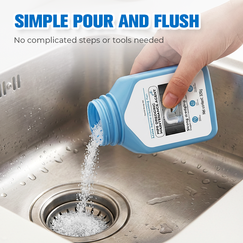 🧹 Powerful Drain & Pipe Clog Remover – Strong Unclogging Power, Multi-Pipe Universal Fit, Fast-Acting & Easy to Use 🚿