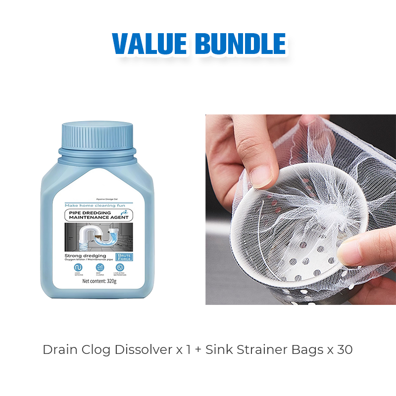 🧹 Powerful Drain & Pipe Clog Remover – Strong Unclogging Power, Multi-Pipe Universal Fit, Fast-Acting & Easy to Use 🚿