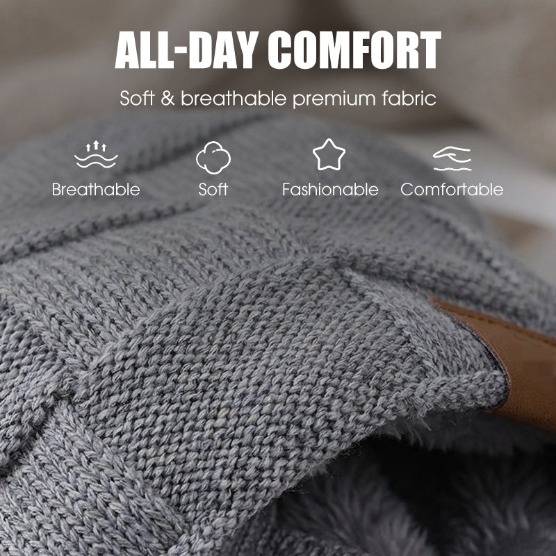 Thermal Beanie Hat with Face Mask | Windproof & -18°C Warmth for Cycling, Hiking, UK Winter