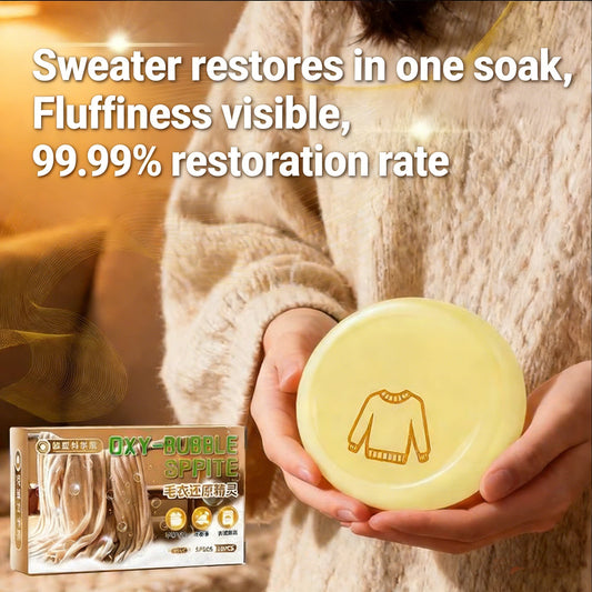 🧺Sweater Revive Tablets – Anti-Shrink, Restores Softness & Safe for Colors | BUY 2 GET 3 FREE!