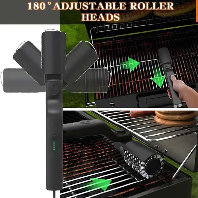 Free Shipping🎁Cordless Electric BBQ Brush Cleaner – Deep Cleaning, Long Handle & Rechargeable🍖