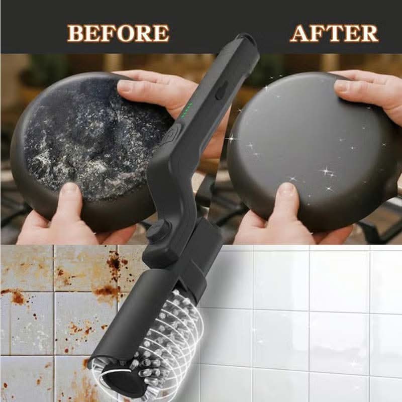 Free Shipping🎁Cordless Electric BBQ Brush Cleaner – Deep Cleaning, Long Handle & Rechargeable🍖