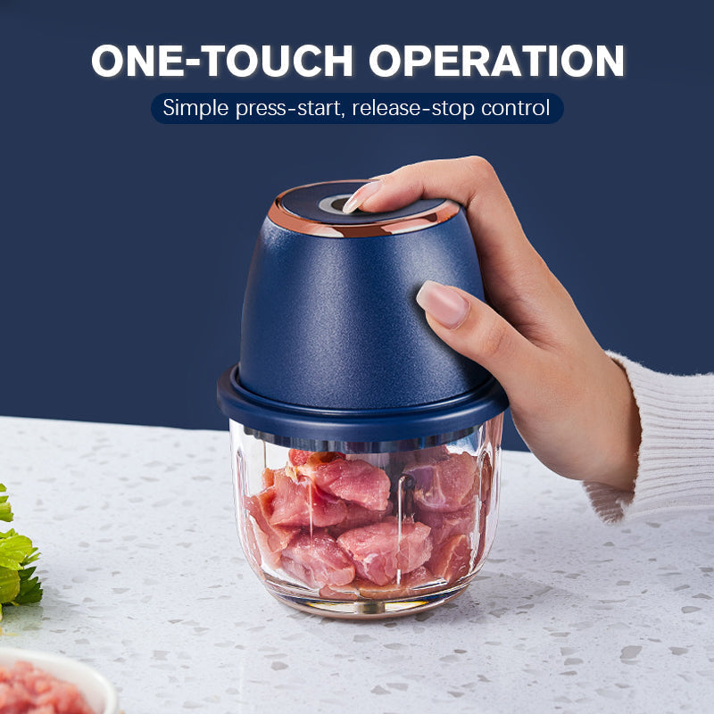 💎 Powerful Large-Capacity Electric Food Chopper – Robust Motor, Smart Design & Stainless Steel Blades