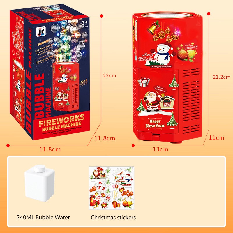 Fireworks bubble machine