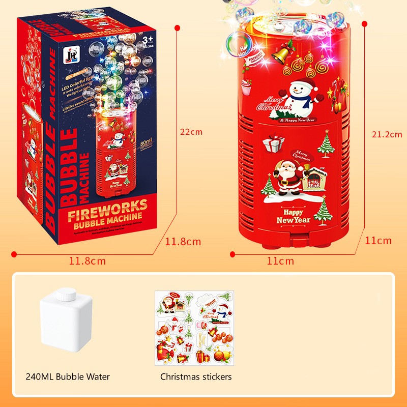 Fireworks bubble machine