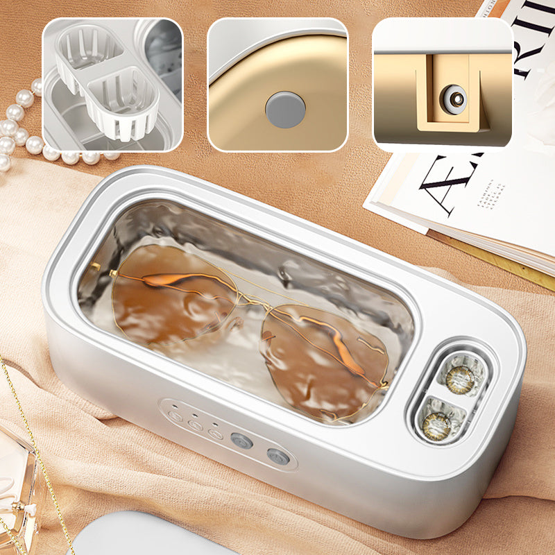 🥳2026 HOT SALE🥳💞50K+ SOLD!💥✨🦷 50% OFF! 48Khz Ultrasonic Cleaner – 2 chambers, 2X efficiency! Clean jewelry, glasses & more simultaneously with deep, gentle ultrasound. 🔬💎