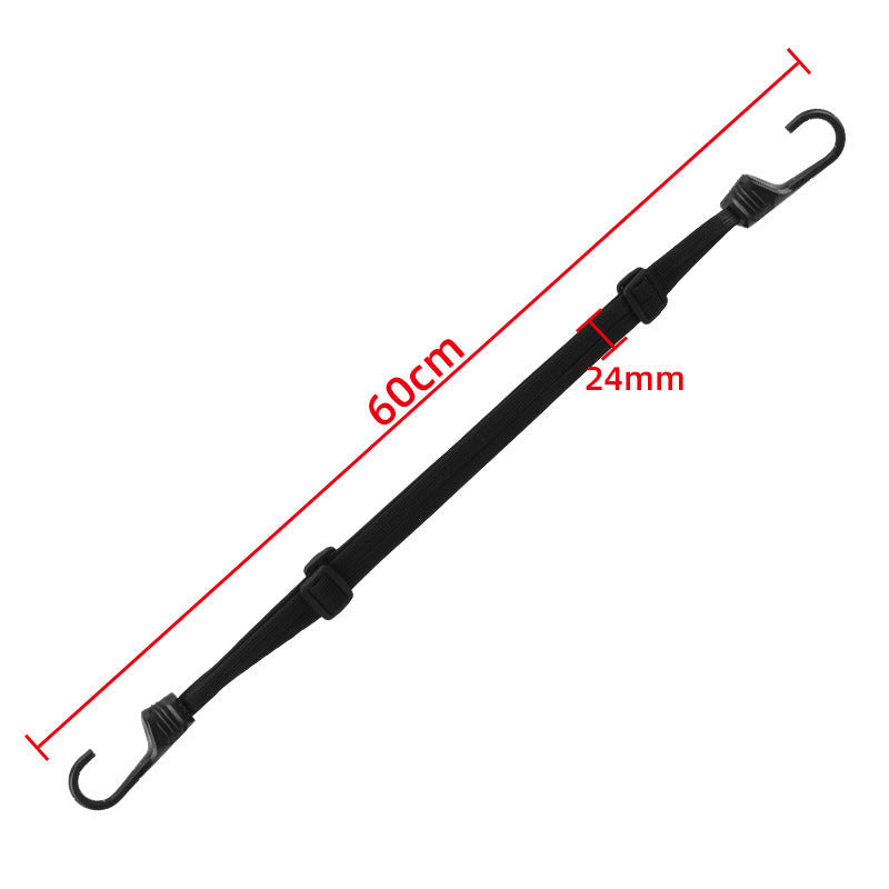 🏍️53% OFF NOW! Universal Motorcycle Helmet Luggage Rope with 2 Hooks‑Adjustable Elastic Bungee Strap, Secure Helmet & Cargo Fastening Cord for Motorbike Travel