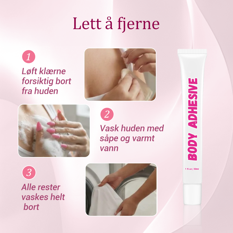 Invisible Skin-Friendly Clothing Adhesive – Keeps Everything in Place, No One Will Know