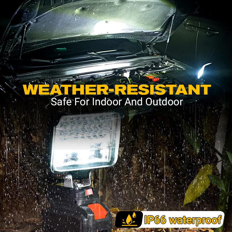 Portable High Brightness LED Work Light Flashlight Portable Emergency Flood Lamp Camping Lamp