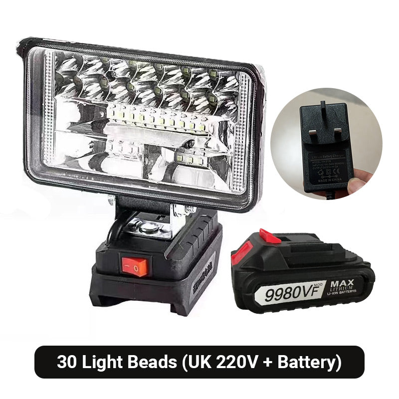 Portable High Brightness LED Work Light Flashlight Portable Emergency Flood Lamp Camping Lamp