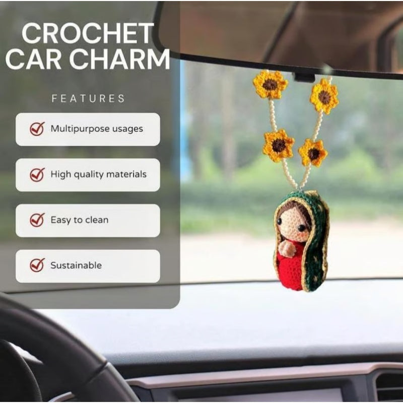 🥳2026 HOT SALE🥳💞50K+ SOLD!✨ 💝Cute Mary Statue Car Interior Decoration