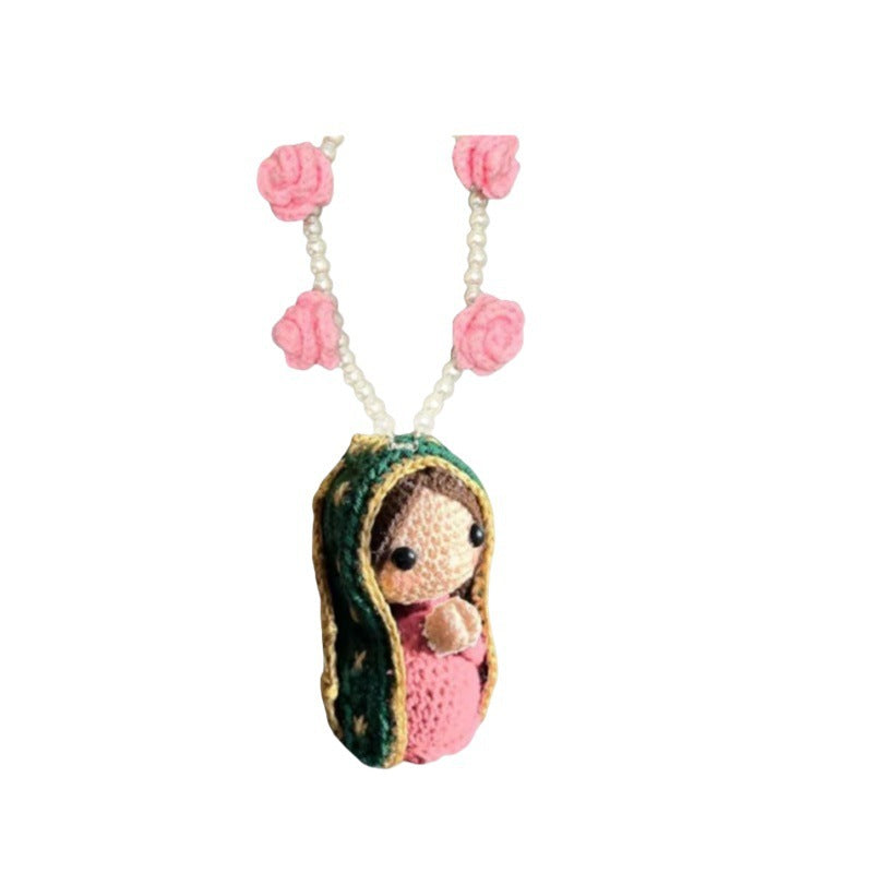 🥳2026 HOT SALE🥳💞50K+ SOLD!✨ 💝Cute Mary Statue Car Interior Decoration