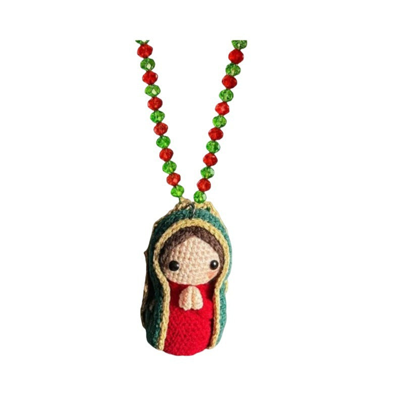 🥳2026 HOT SALE🥳💞50K+ SOLD!✨ 💝Cute Mary Statue Car Interior Decoration