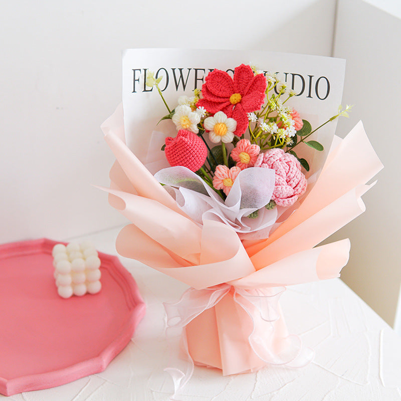 🔥【Mother's Day Special Offer!】🔥Handmade Delicate Crochet Flower Bouquet