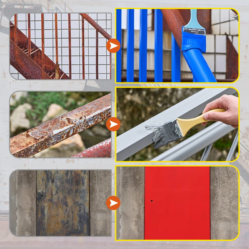 🔥 BrightIronizer Anti-Rust & Waterproof Metal Paint Rust Remover – Instant Rust Removal, Long-Lasting Anti-Rust Protection, Waterproof & Easy To Apply 🛠️