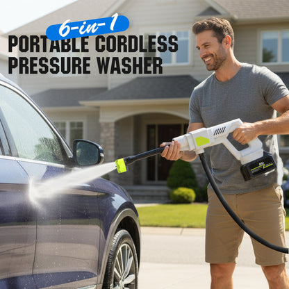 🔫58% OFF NOW! ⚡ Portable Cordless Pressure Washer – High-Pressure Cleaning, Rechargeable & Perfect for Car & Garden 💧