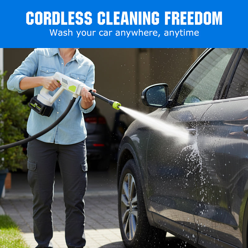 🔫58% OFF NOW! ⚡ Portable Cordless Pressure Washer – High-Pressure Cleaning, Rechargeable & Perfect for Car & Garden 💧