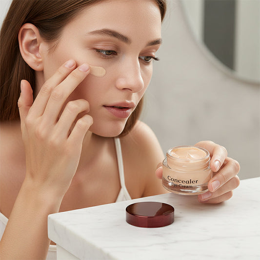 Concealer + Eye Cream in One: Hide Dark Circles, Fight Wrinkles. 🎭✨