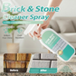 Stone & Brick Cleaner Spray: Dissolves Rust, Oil & Grime Instantly | Safe for Marble, Granite & Quartz | 500ml/1L