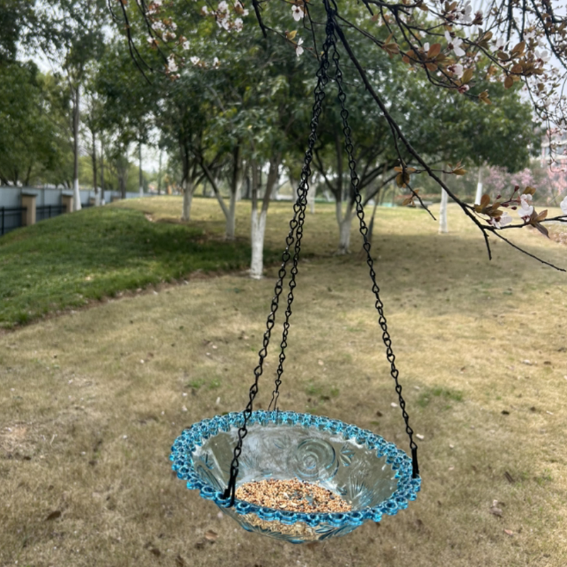 🦜Vintage-Style Hanging Bird Feeder & Bath