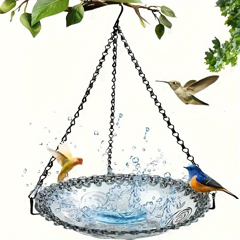 🦜Vintage-Style Hanging Bird Feeder & Bath