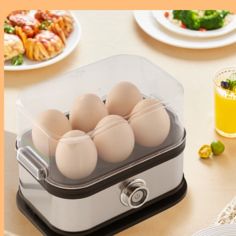 🥳2026 HOT SALE🥳💞50K+ SOLD! 🥚🍳 Multifunctional Egg Steamer with Clear Lid – boil, poach or omelet, auto shut-off, compact. Quick healthy breakfasts! 🛡️✅