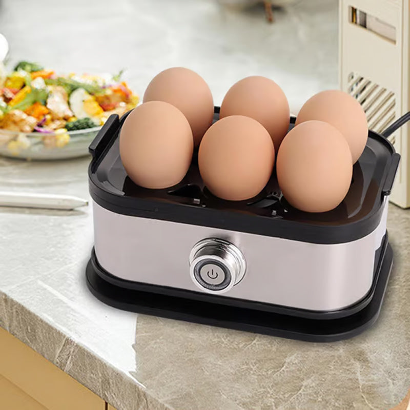 🥳2026 HOT SALE🥳💞50K+ SOLD! 🥚🍳 Multifunctional Egg Steamer with Clear Lid – boil, poach or omelet, auto shut-off, compact. Quick healthy breakfasts! 🛡️✅