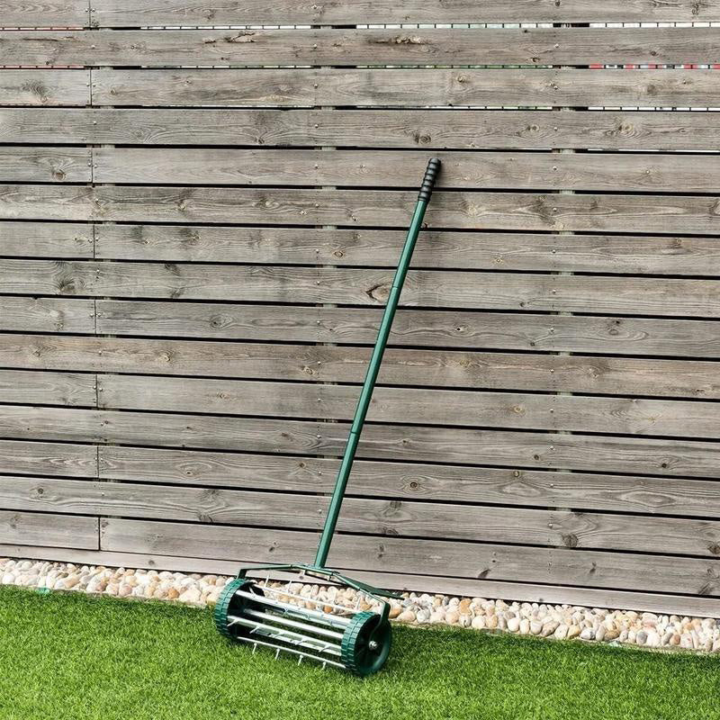 【Free Shipping 】+ ⏰Limited-time 58% off|Rolling Lawn Aerator with Handle🏡🌱