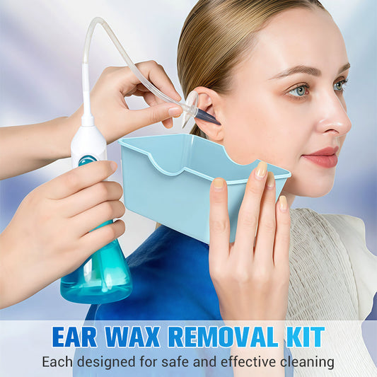 Safe & Gentle Ear Wax Removal Kit – 4x Water Volume, 5 Streams for Effective Cleaning